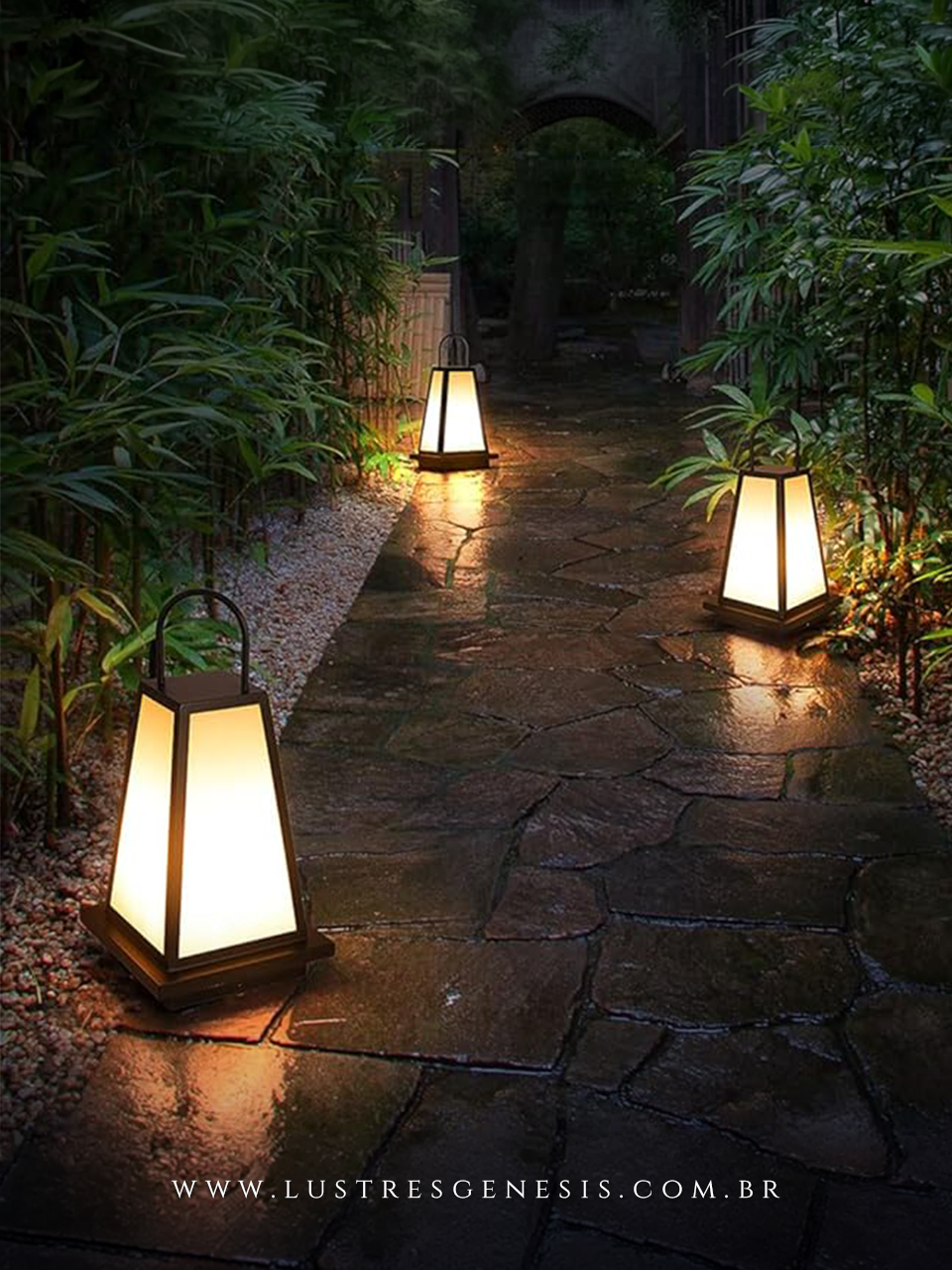 Balizador de Jardim Premium Cônico para Iluminação Aconchegante